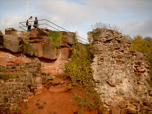 Ruine der Festung Hohenburg