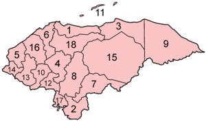 Departamentos in Honduras