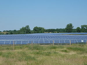 IBC-Solar-Photovoltaikanlage Neustrelitz von Süden