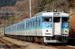 Baureihe 115 auf der Chūō-Hauptlinie