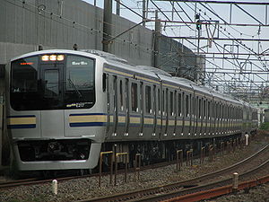 Zug der Yokosuka-Linie