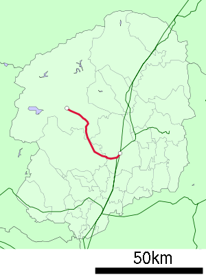 Strecke der Nikkō-Linie