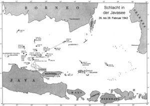 Karte der Javasee