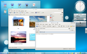 Bildschirmfoto von KDE Plasma Desktop 4.7