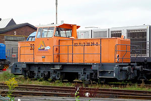 MaK G 763 C als Lok 33 der Kreisbahn Siegen-Wittgenstein