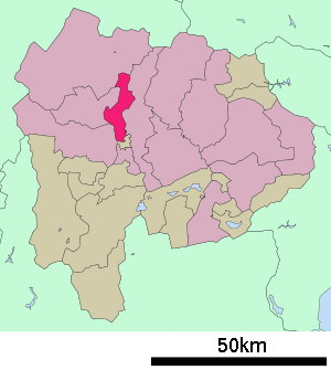 Lage Kais in der Präfektur