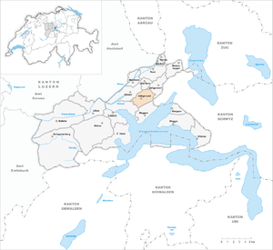 Karte von Adligenswil