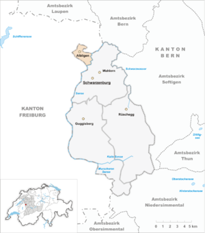 Karte von Albligen