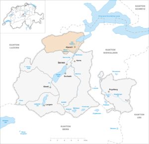 Karte von Alpnach