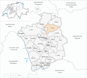 Karte von Arni (BE)