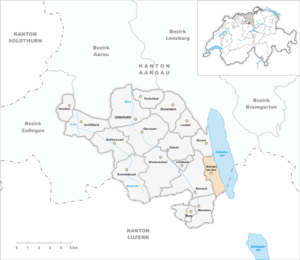 Karte von Beinwil am See