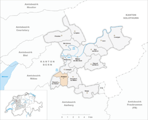 Karte von Büetigen