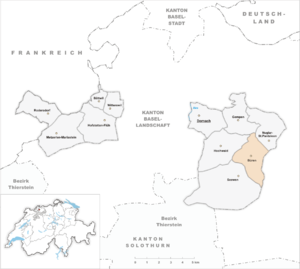 Karte von Büren (SO)
