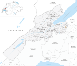 Karte von Chêne-Pâquier