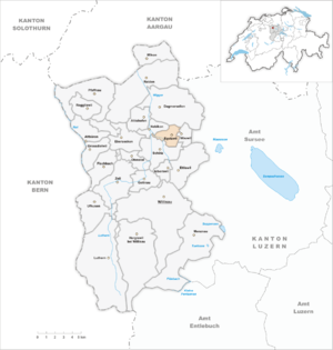 Karte von Egolzwil