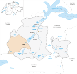 Karte von Giswil