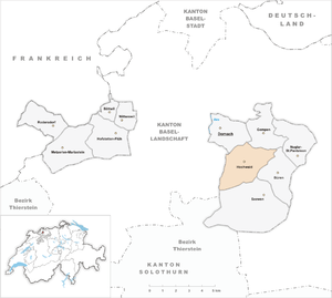 Karte von Hochwald