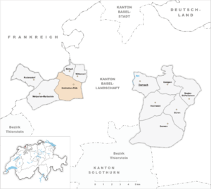 Karte von Hofstetten-Flüh