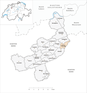 Karte von Kyburg-Buchegg