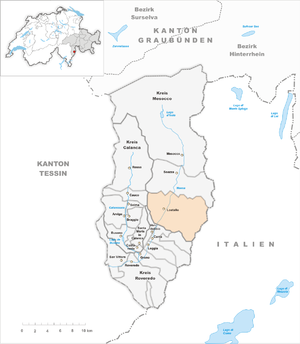 Karte von Lostallo