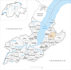 Karte von Meinier
