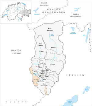 Karte von San Vittore