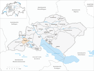 Karte von Uebeschi