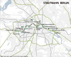 Strecke der Berliner Stadtbahn