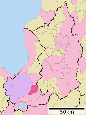 Lage Kitahiroshimas in der Präfektur