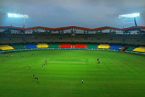 Das Jawaharlal Nehru International Stadium in Kochi