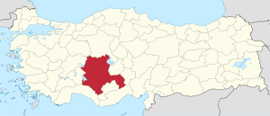 Konya in Turkey.svg
