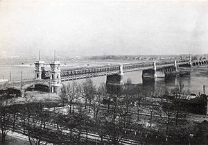 Kronprinz-Rudolf-Brücke seit 6. November 1919: Reichsbrücke