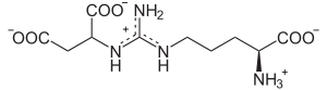 Strukturformel von L-Argininosuccinat