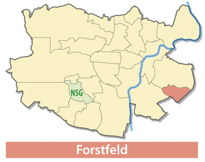 Lage von Forstfeld in Kassel
