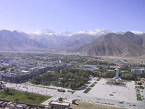 Lhasa vom Potala-Palast