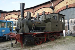 Lokomotive HEGEL beim Dresdener Dampflokfest 2011