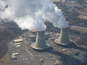 Kernkraftwerk Limerick aus der Luft