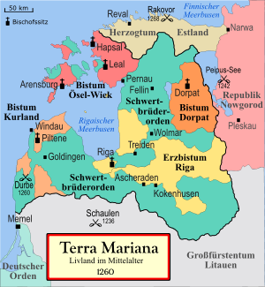Das Baltikum im 13. Jahrhundert