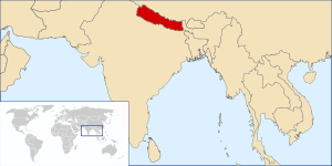Karte Apostolisches Vikariat Nepal