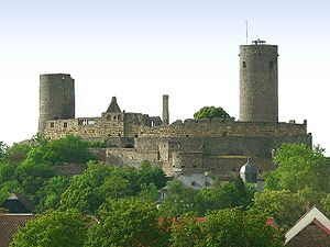 Burg Münzenberg, Südansicht