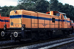 MaK G 1600 BB als Lok 22 der Wanne-Herner Eisenbahn