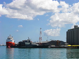 MCGS Vigilant im Hafen von Port Louis (2008)