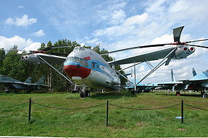 Die Mil Mi-12 &amp;amp;quot;Homer&amp;amp;quot; in Monino bei Moskau