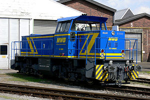 MaK G 1203 BB als V 1001 der Mittelweserbahn in Moers