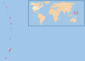 Karte Bistum Chalan Kanoa