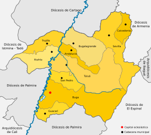 Karte Bistum Buga