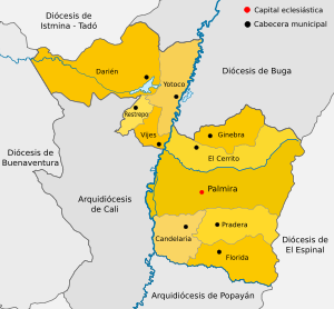 Karte Bistum Palmira