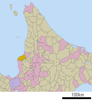 Lage Mashikes in der Präfektur