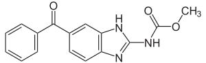 Struktur von Mebendazol