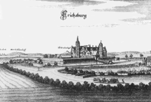 Die Erichsburg als Merian-Kupferstich um 1650